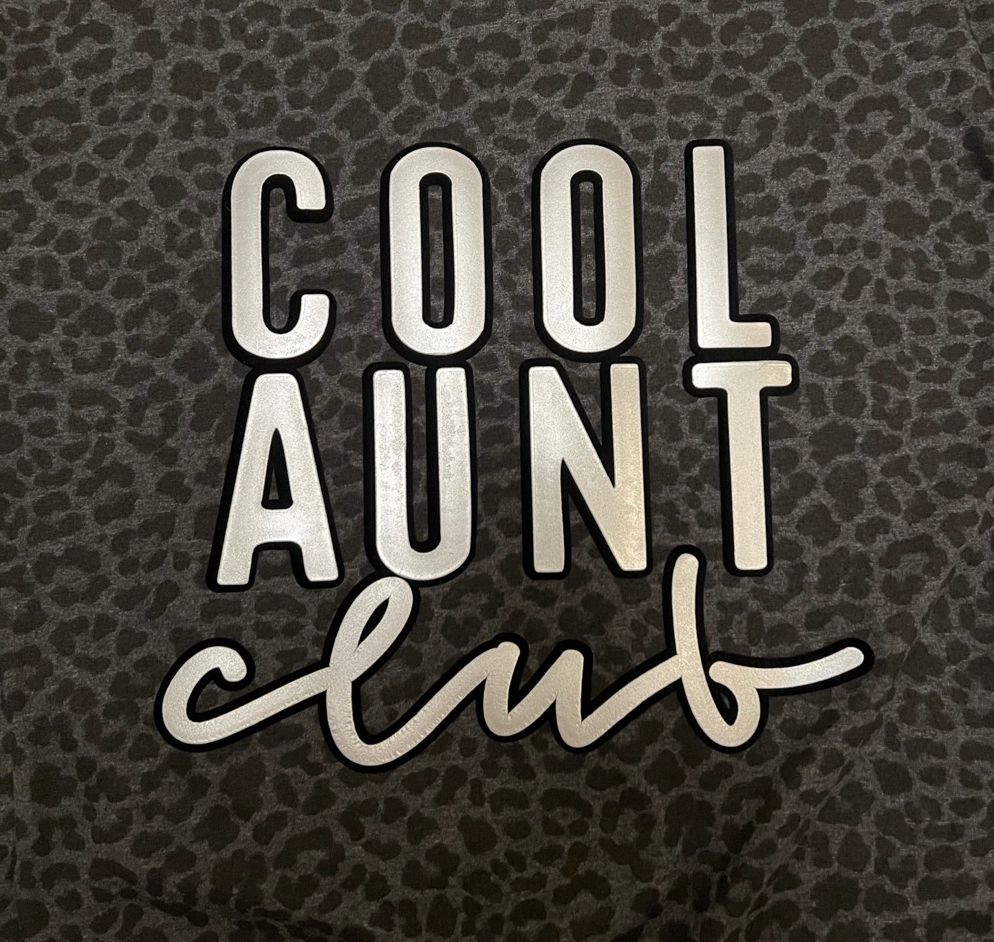 Cool Aunt leopard tee