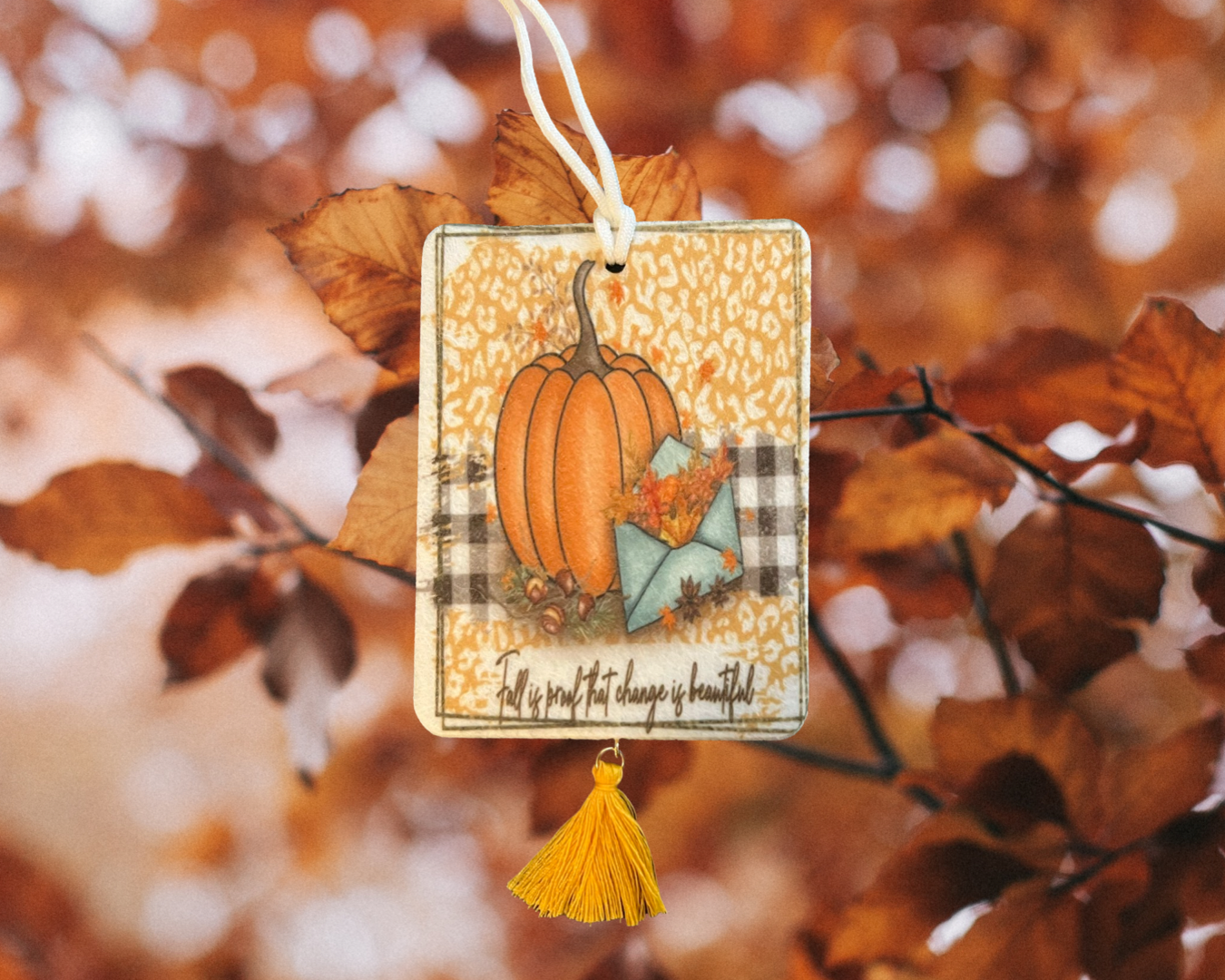 Fall car air freshener
