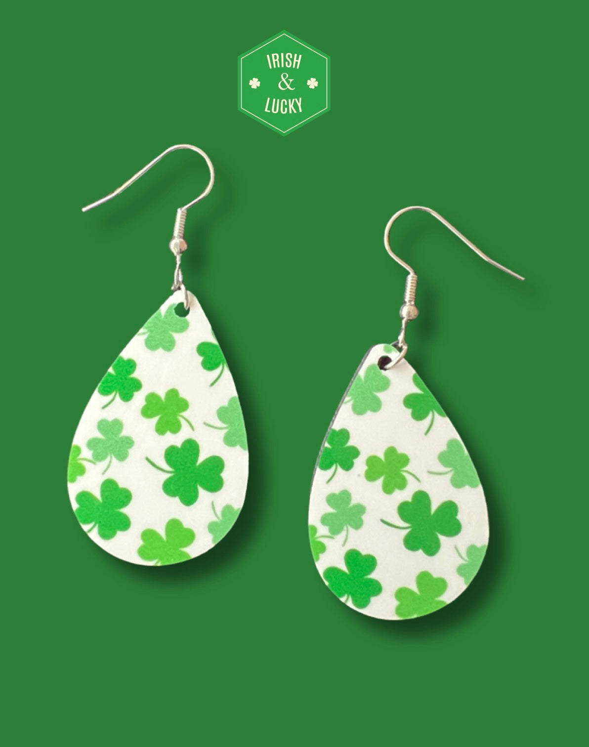 Lucky teardrop earrings