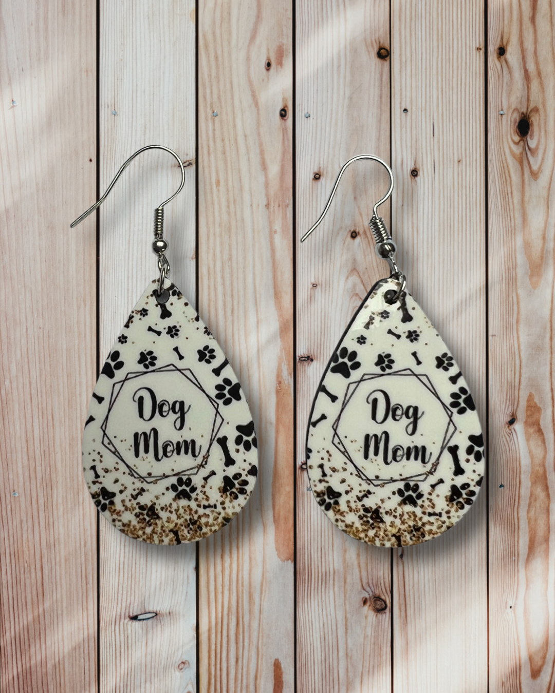 Duke’s mom teardrop earrings