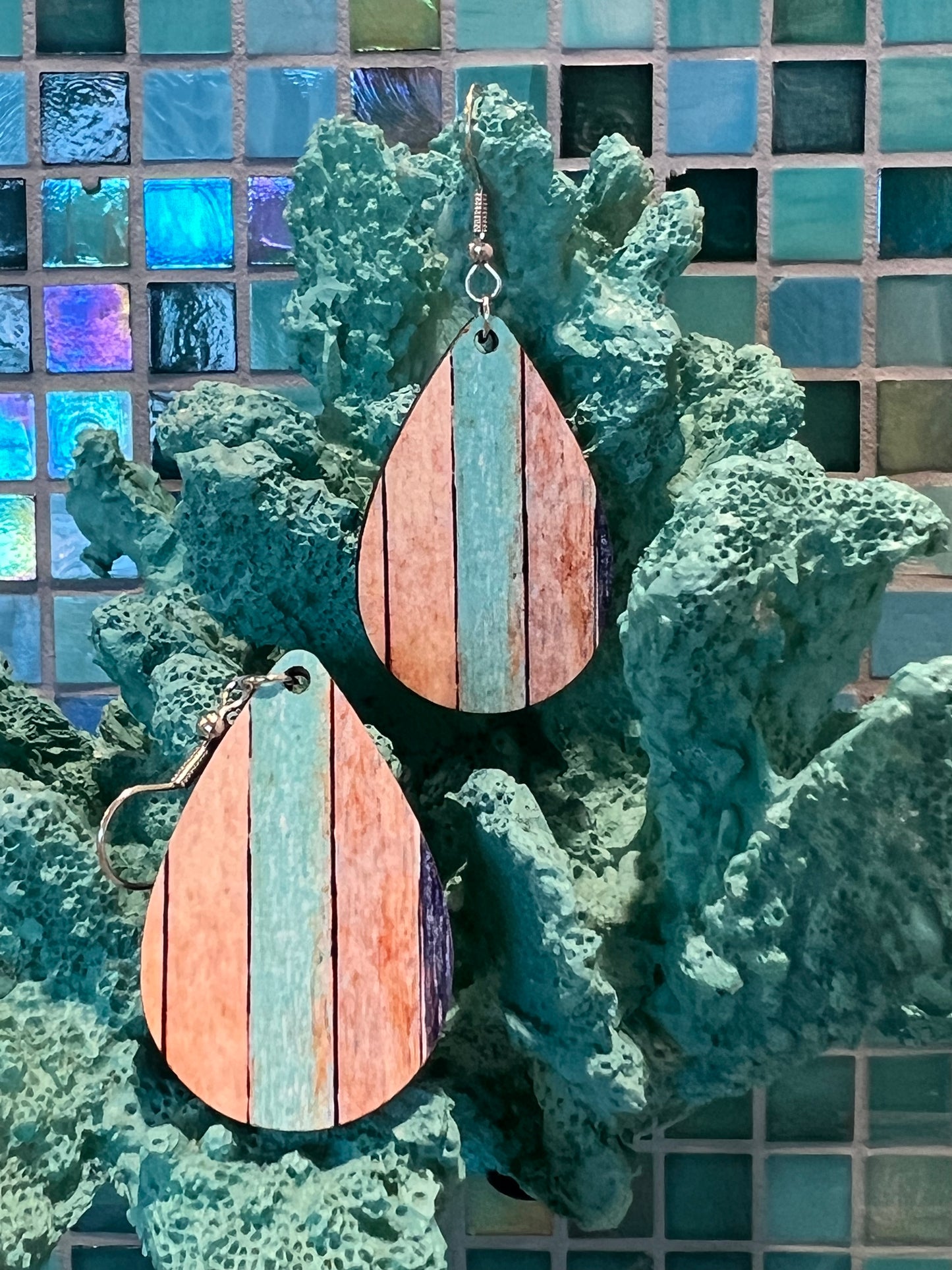 Nautical teardrop earrings